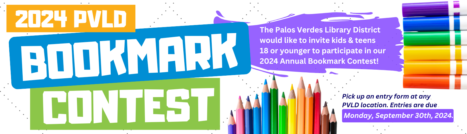 2024 PVLD Bookmark Contest